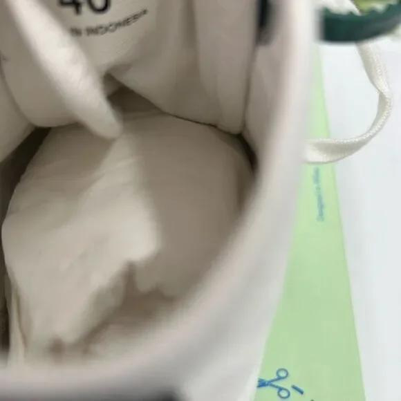 Men’s off-white mid top vulcanize sneaker size 40 - Picture 7 of 8